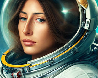 Astronaut portrait